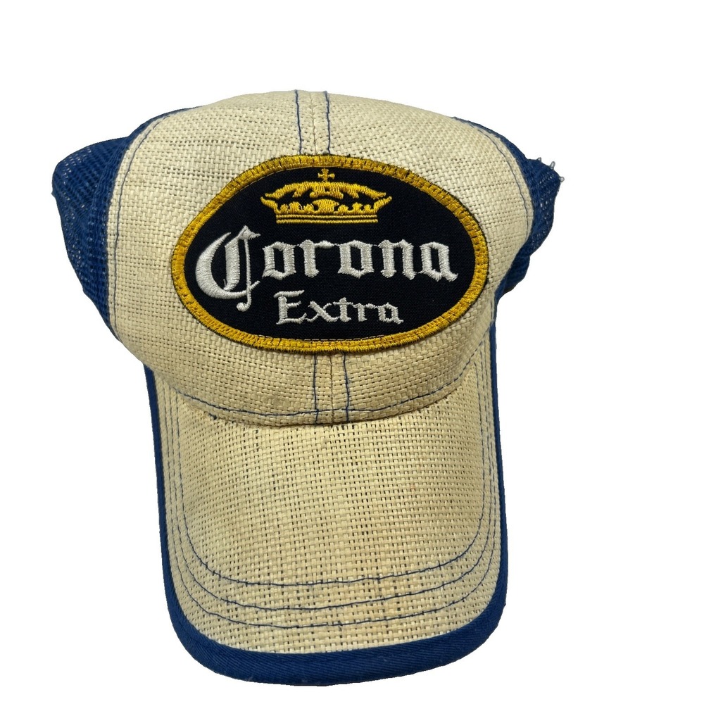 Corona Extra Adjustable Snapback Mesh Woven Hat Adjustable